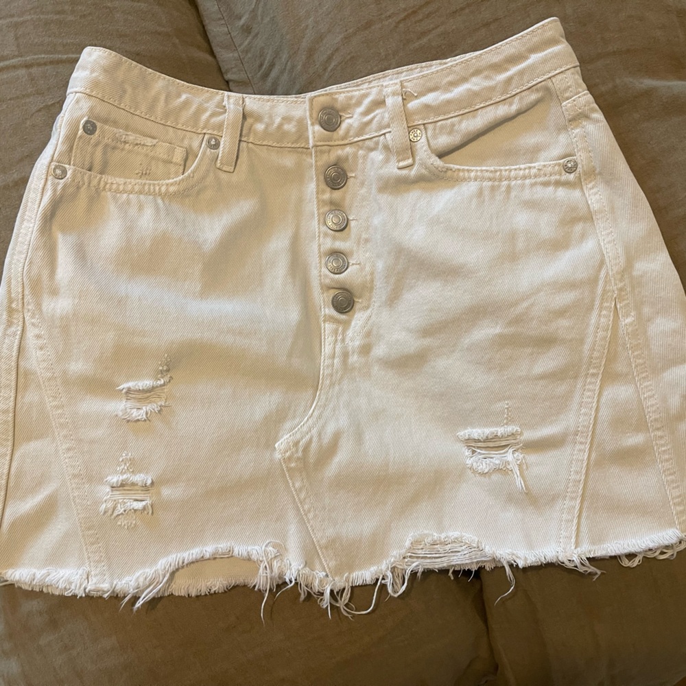 Free people cutoff mini skirt